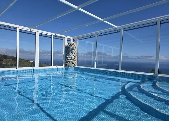 Ocean Heated Pool&jacuzzi View 2 Terraces Flat102 * Santa Cruz (Madeira)