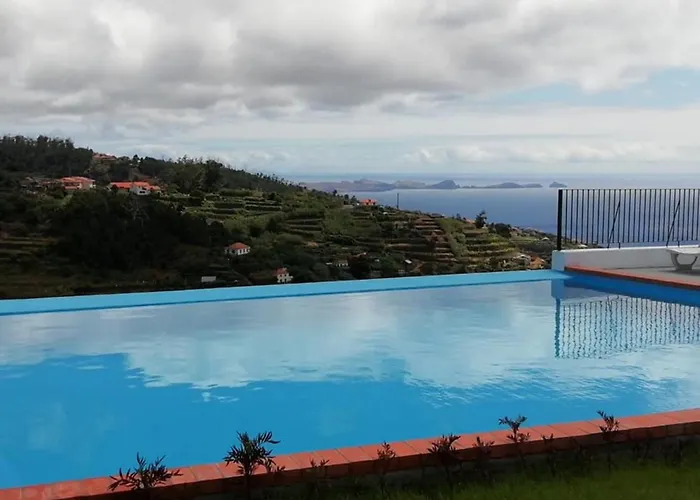 Ocean Heated Pool&jacuzzi View 2 Terraces Flat102 Santa Cruz (Madeira)